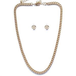 Violet Harper “Elana” Link Necklace & Earring Set NWT